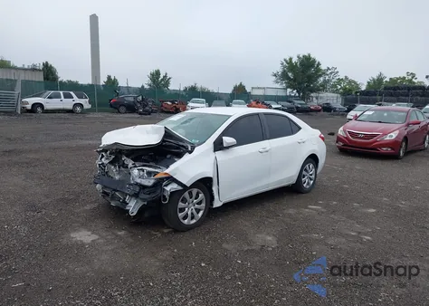 2014 Toyota Corolla Le из США, поврежденный, VIN 2T1BURHE9EC194767